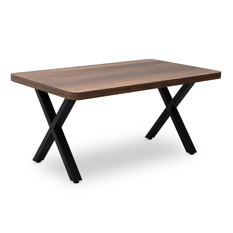 Τραπεζάκι σαλονιού Jeremy Megapap Mdf - μεταλλικό χρώμα καρυδί 100x60x45εκ. Τραπεζάκι σαλονιού Jeremy Megapap Mdf - μεταλλικό χρώμα καρυδί 100x60x45εκ.