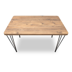 Τραπέζι Roger Megapap Mdf - μεταλλικό χρώμα ακακίας 120x70x75εκ. - Image 4