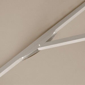 Ομπρέλα επαγγελματική Juno Megapap τηλεσκοπική αλουμινίου χρώμα εκρού 4x4m. - Image 5