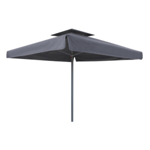 Ομπρέλα επαγγελματική Juno Megapap τηλεσκοπική αλουμινίου χρώμα ανθρακί 4x4m. - Image 3