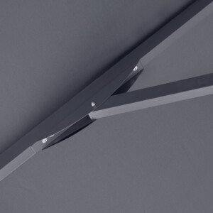 Ομπρέλα επαγγελματική Juno Megapap τηλεσκοπική αλουμινίου χρώμα ανθρακί 3x3m. - Image 5