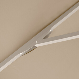 Ομπρέλα επαγγελματική Juno Megapap τηλεσκοπική αλουμινίου χρώμα εκρού 3,5x3,5m. - Image 5