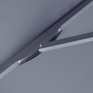 Ομπρέλα επαγγελματική Juno Megapap τηλεσκοπική αλουμινίου χρώμα ανθρακί 3,5x3,5m. - Image 5