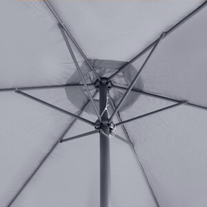 Ομπρέλα κήπου Capri Megapap αλουμινίου χρώμα ανθρακί Ø3m. - Image 3