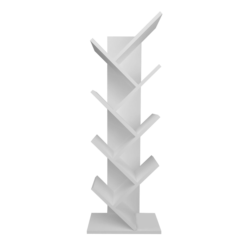 Βιβλιοθήκη μελαμίνης Milton Megapap χρώμα λευκό 44x22x121εκ. Βιβλιοθήκη μελαμίνης Milton Megapap χρώμα λευκό 44x22x121εκ.