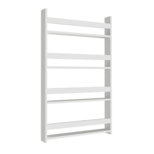 Επιτοίχια βιβλιοθήκη - ραφιέρα Montessori Megapap χρώμα λευκό 74x10x120εκ. - Image 4