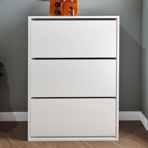 Παπουτσοθήκη Nave Megapap 18 ζευγών χρώμα λευκό 73,6x24x110εκ. - Image 4