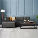 Γωνιακός καναπές - κρεβάτι Manama Megapap αριστερή γωνία υφασμάτινος χρώμα ανθρακί 280x206x85εκ. - Image 4