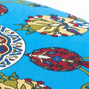 Σκαμπώ Torino Megapap υφασμάτινο πολύχρωμο 65x65x40εκ. - Image 3