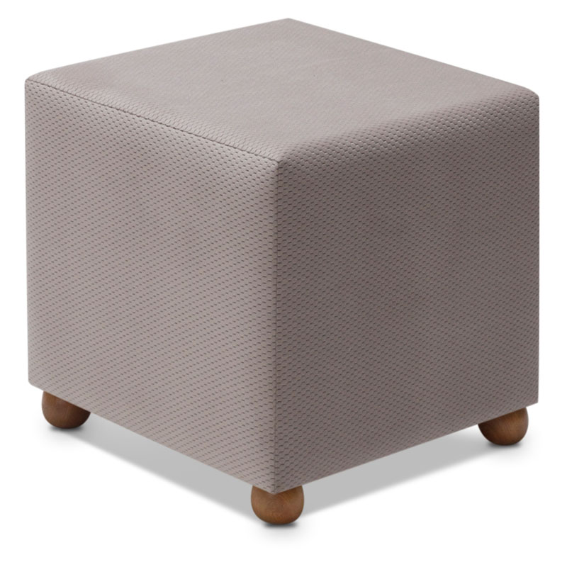 Σκαμπώ Ranma Megapap υφασμάτινο χρώμα ανοιχτό γκρι 40x40x40εκ. Σκαμπώ Ranma Megapap υφασμάτινο χρώμα ανοιχτό γκρι 40x40x40εκ.