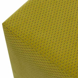 Σκαμπώ Ranma Megapap υφασμάτινο χρώμα λαδί 40x40x40εκ. - Image 3