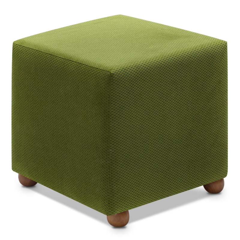 Σκαμπώ Ranma Megapap υφασμάτινο χρώμα πράσινο 40x40x40εκ. Σκαμπώ Ranma Megapap υφασμάτινο χρώμα πράσινο 40x40x40εκ.