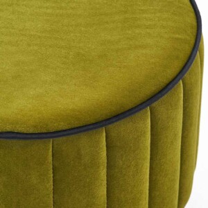 Σκαμπώ Rose Megapap βελούδινο χρώμα πράσινο 40x40x40εκ. - Image 3