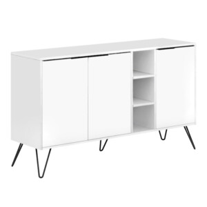 Μπουφές Clara Megapap χρώμα λευκό 142x35,6x83εκ. - Image 3