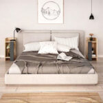 Κομοδίνο Elos Megapap σετ 2 τεμαχίων χρώμα sapphire oak - ανθρακί 25x27x60εκ. - Image 2