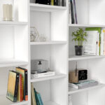 Βιβλιοθήκη Ample Megapap χρώμα λευκό 125x22x135,7εκ. - Image 3