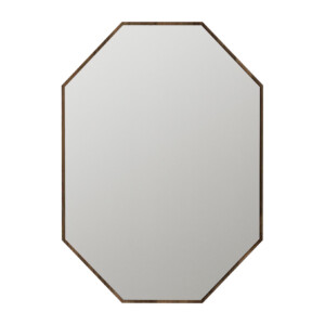 Καθρέπτης τοίχου Ursula Μegapap χρώμα καρυδί 45x2x70εκ. - Image 2