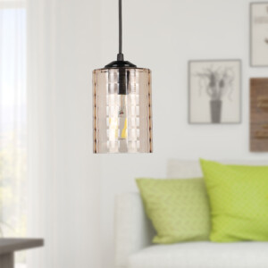 Φωτιστικό οροφής Alberto Megapap E27 ακρυλικό μονόφωτο χρώμα μαύρο 10x10x60εκ. - Image 2