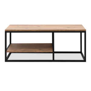 Τραπεζάκι σαλονιού Kane Megapap μεταλλικό - μελαμίνης χρώμα pine oak 106x50x42εκ. - Image 3