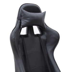 Καρέκλα γραφείου Gaming Alonso Megapap από τεχνόδερμα χρώμα μαύρο 67x70x125/135 εκ. - Image 8