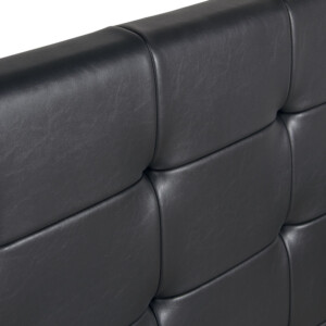 Κρεβάτι Iro Megapap από τεχνόδερμα με αποθηκευτικό χώρο χρώμα μαύρο 160x200εκ. - Image 7