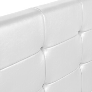 Κρεβάτι Iro Megapap από τεχνόδερμα με αποθηκευτικό χώρο χρώμα λευκό 160x200εκ. - Image 7