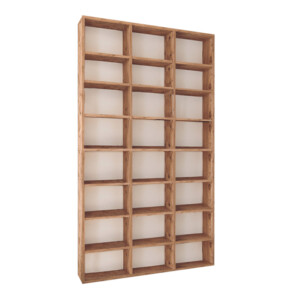 Βιβλιοθήκη Fyodor Megapap χρώμα pine oak 102x16x178εκ. - Image 3