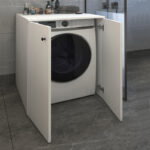 Έπιπλο πλυντηρίου Gray Megapap χρώμα λευκό 70x66x90εκ. - Image 3