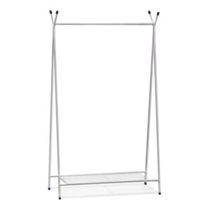 Επιδαπέδια κρεμάστρα Shua Megapap μεταλλική χρώμα λευκό 90x38x150εκ. - Image 2