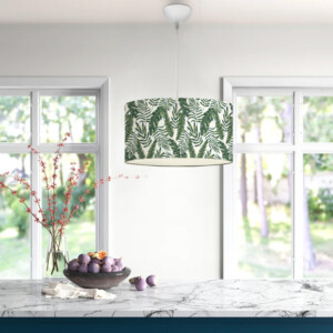 Φωτιστικό οροφής Alamea Megapap E27 υφασμάτινο μονόφωτο πολύχρωμο Φ38x70εκ. - Image 2