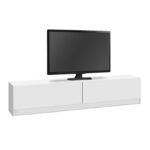 Έπιπλο τηλεόρασης Ahenk Megapap χρώμα λευκό 160x31,3x32,9εκ. - Image 4