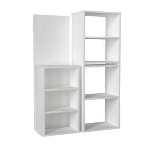 Γραφείο εργασίας πολυμορφικό Last Megapap χρώμα λευκό 119x44,7x123εκ. - Image 7