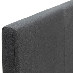 Κρεβάτι Flat Megapap υφασμάτινο χρώμα ανθρακί 140x190εκ. - Image 6