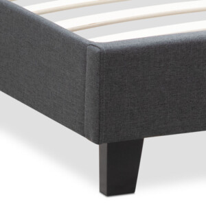 Κρεβάτι Flat Megapap υφασμάτινο χρώμα ανθρακί 140x190εκ. - Image 7