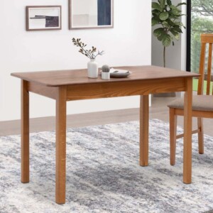 Τραπέζι Bergen Megapap μασίφ ξύλο-MDF επεκτεινόμενο χρώμα καρυδί 120/150x68x77εκ. - Image 2