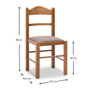 Σετ τραπεζαρίας Bergen-Virginia Megapap 5 τμχ μασίφ ξύλο-MDF με επεκτεινόμενο τραπέζι 120/150x68x77εκ. - Image 14