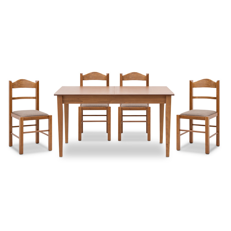 Σετ τραπεζαρίας Adare-Virginia Megapap 5 τμχ μασίφ ξύλο-MDF με επεκτεινόμενο τραπέζι 140/180x78x77εκ. Σετ τραπεζαρίας Adare-Virginia Megapap 5 τμχ μασίφ ξύλο-MDF με επεκτεινόμενο τραπέζι 140/180x78x77εκ.