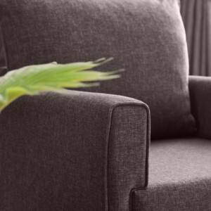 Πολυθρόνα Bella Megapap υφασμάτινη χρώμα καφέ 82x81x85εκ. - Image 3