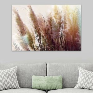 Πίνακας σε καμβά "Soft Pampas" Megapap ψηφιακής εκτύπωσης 125x80x3εκ. - Image 2
