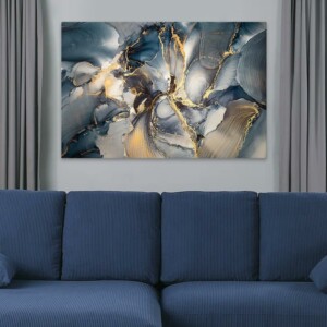 Πίνακας σε καμβά "Abstract Dream" Megapap ψηφιακής εκτύπωσης 100x70x3εκ. - Image 2