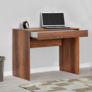 Γραφείο εργασίας Vareno Megapap χρώμα καρυδί 90x55x75εκ. - Image 3