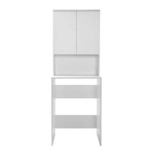 Έπιπλο πλυντηρίου Ceza Megapap χρώμα λευκό 65x60x182εκ. - Image 4