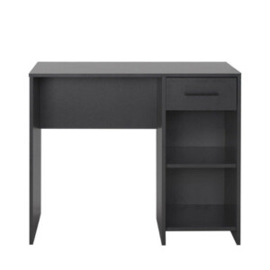 Γραφείο εργασίας Concept Megapap χρώμα ανθρακί 90x52x75εκ. - Image 4