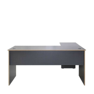 Γραφείο διευθυντικό Rio Megapap γωνιακό αναστρέψιμο χρώμα ανθρακί 160x144x75εκ. - Image 6