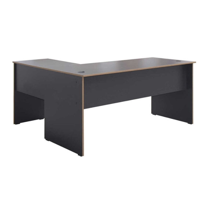 Γραφείο διευθυντικό Rio Megapap γωνιακό αναστρέψιμο χρώμα ανθρακί 160x144x75εκ. Γραφείο διευθυντικό Rio Megapap γωνιακό αναστρέψιμο χρώμα ανθρακί 160x144x75εκ.