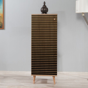 Παπουτσοθήκη - Ντουλάπι Soho Megapap χρώμα sonoma 50x38x135εκ. - Image 3