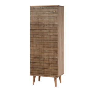 Παπουτσοθήκη - Ντουλάπι Soho Megapap χρώμα sonoma 50x38x135εκ. - Image 4