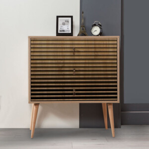 Συρταρτιέρα Soho Megapap χρώμα sonoma 80x40x90εκ. - Image 3