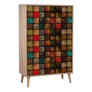 Παπουτσοθήκη - Ντουλάπι Soho Megapap χρώμα sonoma 80x36x127εκ. - Image 5