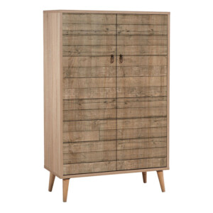 Παπουτσοθήκη - Ντουλάπι Soho Megapap χρώμα sonoma 80x36x127εκ. - Image 5